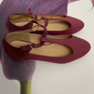 Plum Ballerina Flats